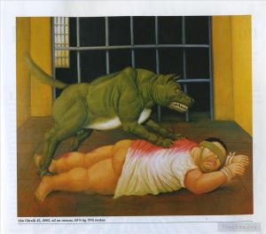 zeitgenössische kunst von Fernando Botero Angulo - Abu Ghraib 2