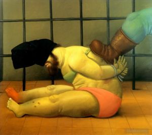 Zeitgenössische Ölmalerei - Abu Ghuraib 60