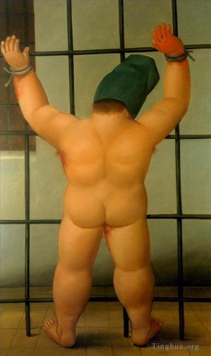 Zeitgenössische Ölmalerei - Abu Ghraib 62