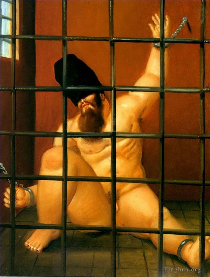 Fernando Botero Angulo Ölgemälde - Abu Ghraib 63