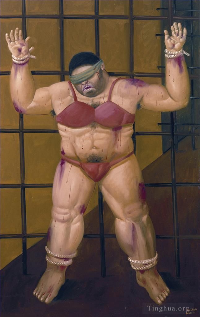 Fernando Botero Angulo Ölgemälde - Abu Ghraib