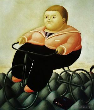 zeitgenössische kunst von Fernando Botero Angulo - Fahrrad