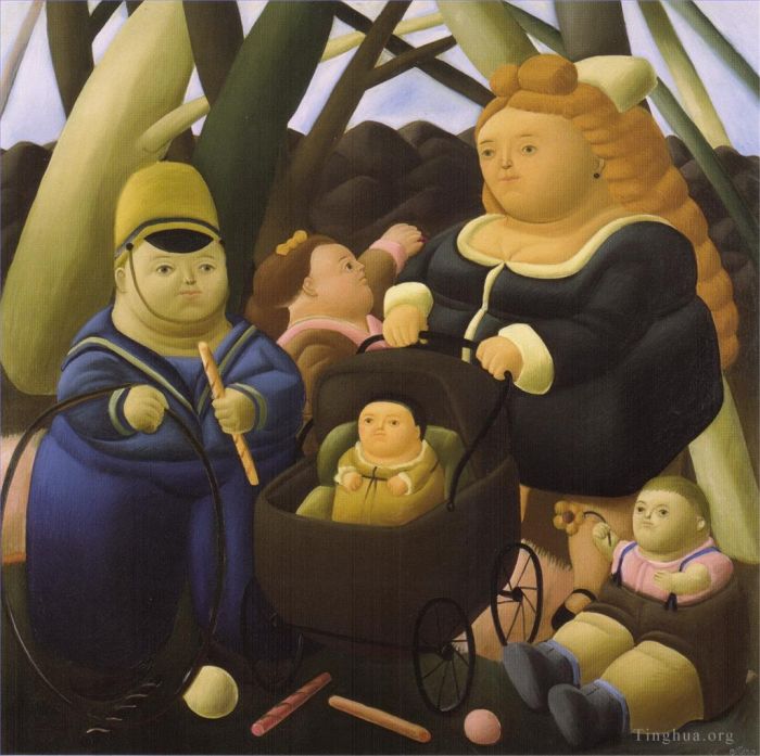 Fernando Botero Angulo Ölgemälde - Kindervermögen