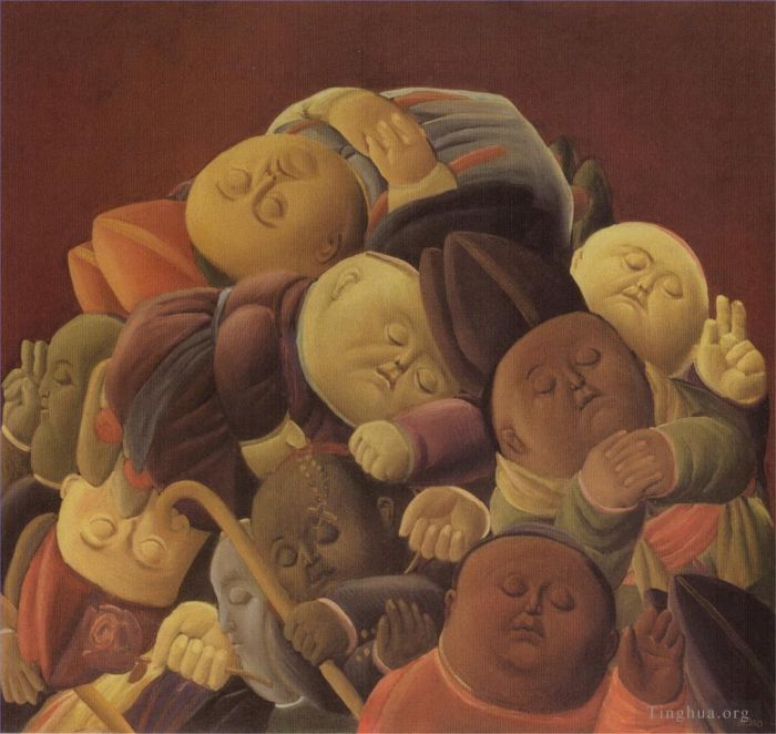 Fernando Botero Angulo Ölgemälde - Tote Bischöfe