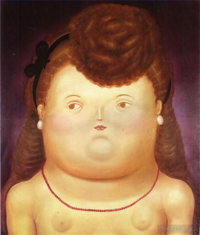 Fernando Botero Angulo Ölgemälde - Mädchenbogen