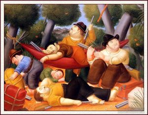 zeitgenössische kunst von Fernando Botero Angulo - Guerillas