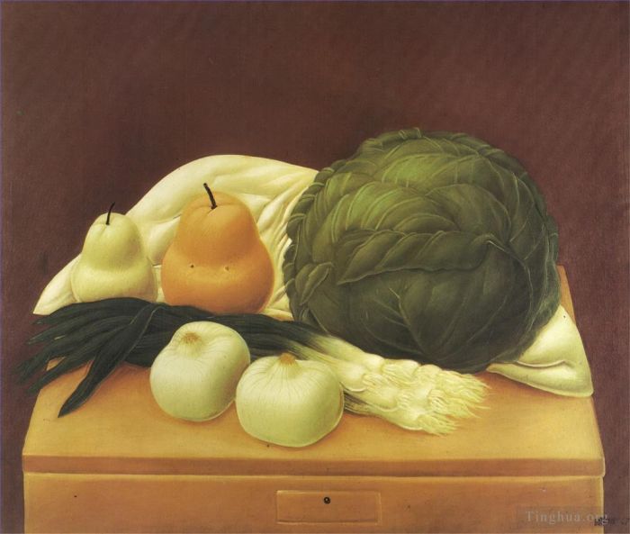 Fernando Botero Angulo Ölgemälde - Küchentisch 2