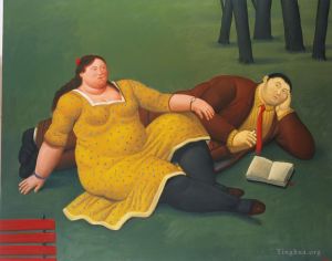 zeitgenössische kunst von Fernando Botero Angulo - Die Wollust der Schönen
