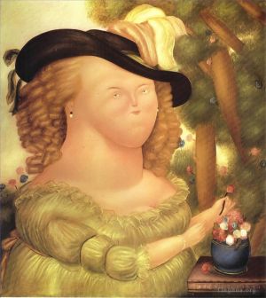 zeitgenössische kunst von Fernando Botero Angulo - Marie Antoinette
