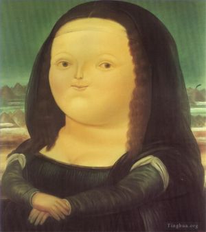 zeitgenössische kunst von Fernando Botero Angulo - Mona Lisa