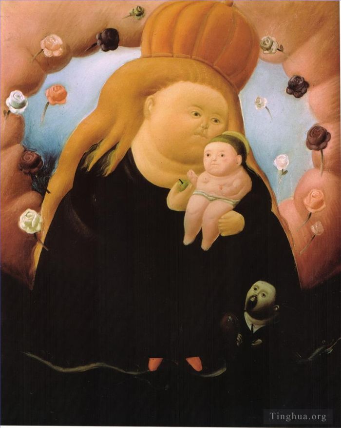 Fernando Botero Angulo Ölgemälde - Notre Dame de New York
