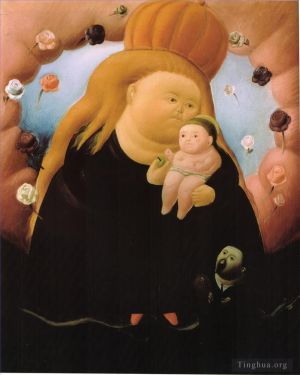 zeitgenössische kunst von Fernando Botero Angulo - Notre Dame de New York