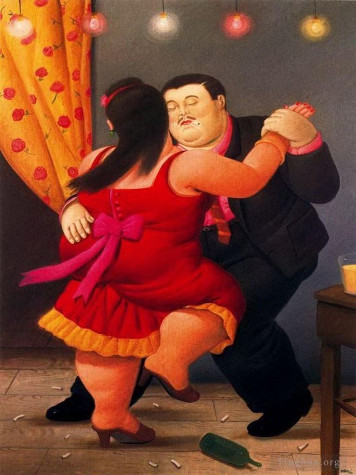 Fernando Botero Angulo Ölgemälde - Von Amor al Arte
