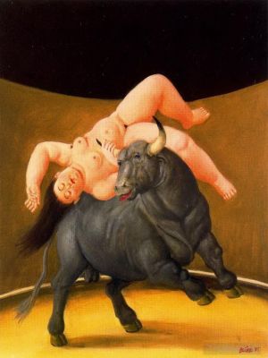 zeitgenössische kunst von Fernando Botero Angulo - Rapto de Europa 2