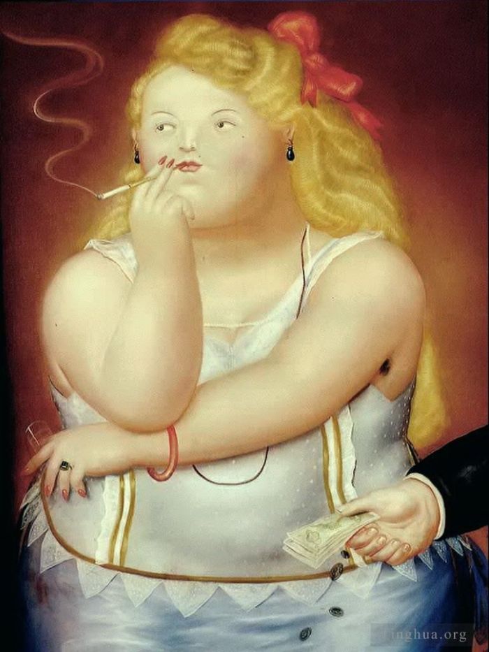 Fernando Botero Angulo Ölgemälde - Rosita
