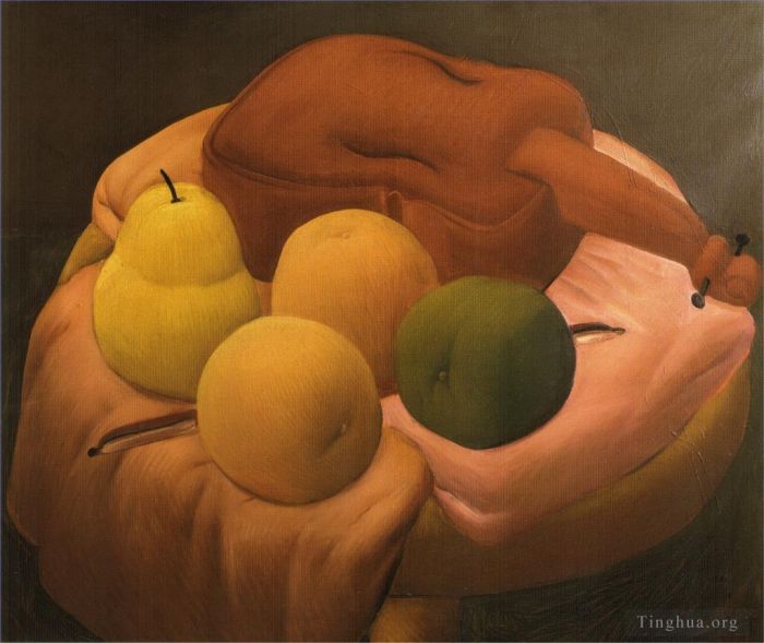 Fernando Botero Angulo Ölgemälde - Stillleben mit Violine 2