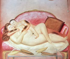 zeitgenössische kunst von Fernando Botero Angulo - Verschwitzter, haariger Rundling