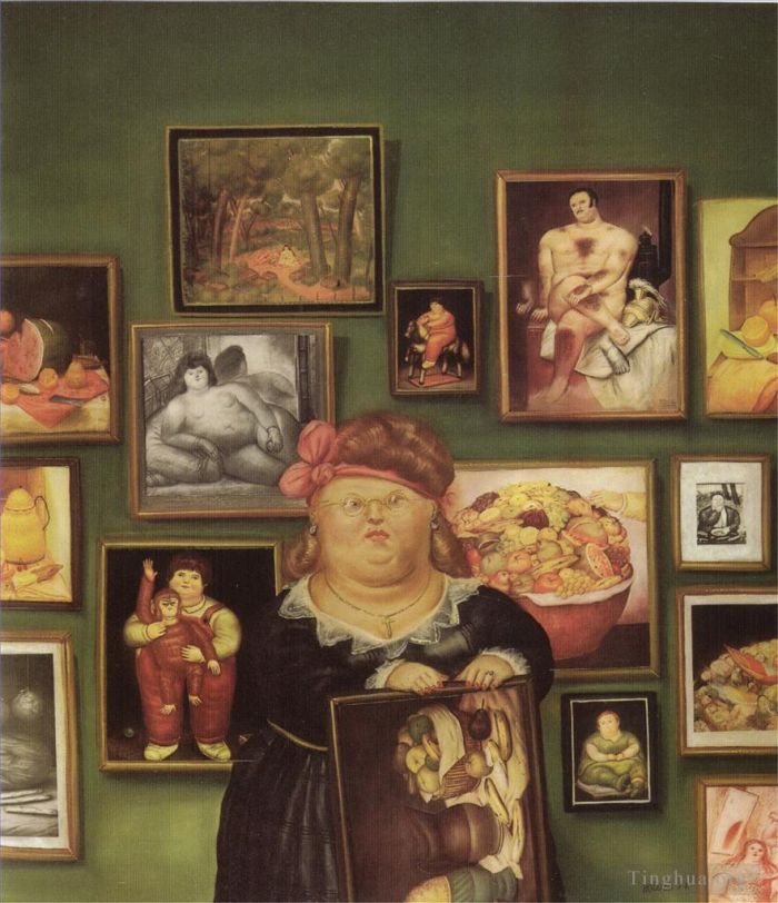 Fernando Botero Angulo Ölgemälde - Der Sammler
