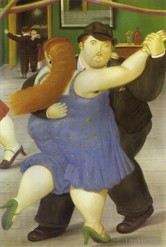 Fernando Botero Angulo Ölgemälde - Die Tänzer