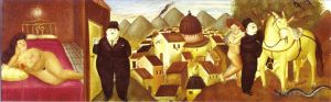 zeitgenössische kunst von Fernando Botero Angulo - Der Mord an Anna Rosa Caderonne 2