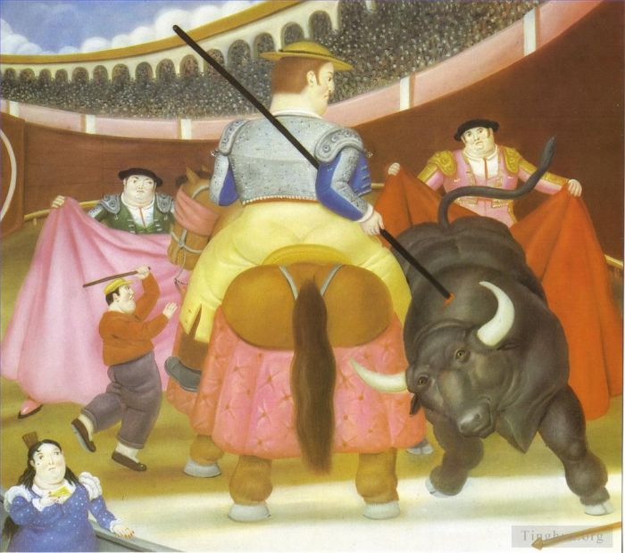Fernando Botero Angulo Ölgemälde - Der Pica