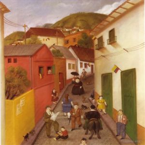 zeitgenössische kunst von Fernando Botero Angulo - Die Straße