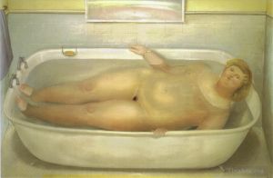 zeitgenössische kunst von Fernando Botero Angulo - Hommage an Bonnard 3