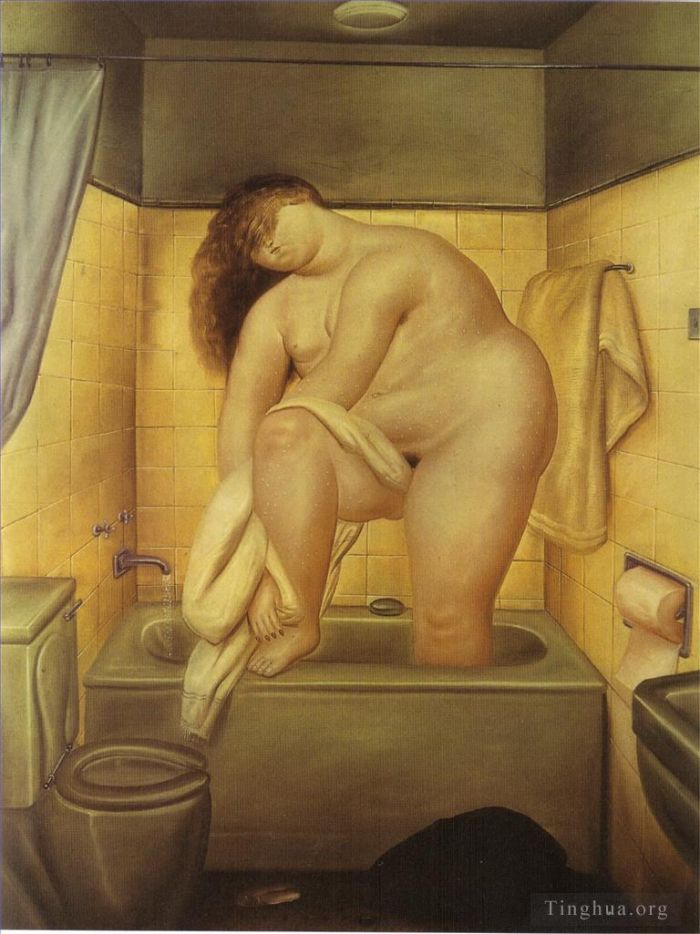 Fernando Botero Angulo Ölgemälde - Hommage an Bonnard