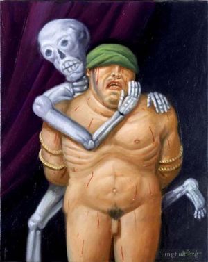 zeitgenössische kunst von Fernando Botero Angulo - Consuelo del secuestrado