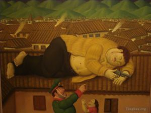 zeitgenössische kunst von Fernando Botero Angulo - Medellin: Pablo Escobar ist tot
