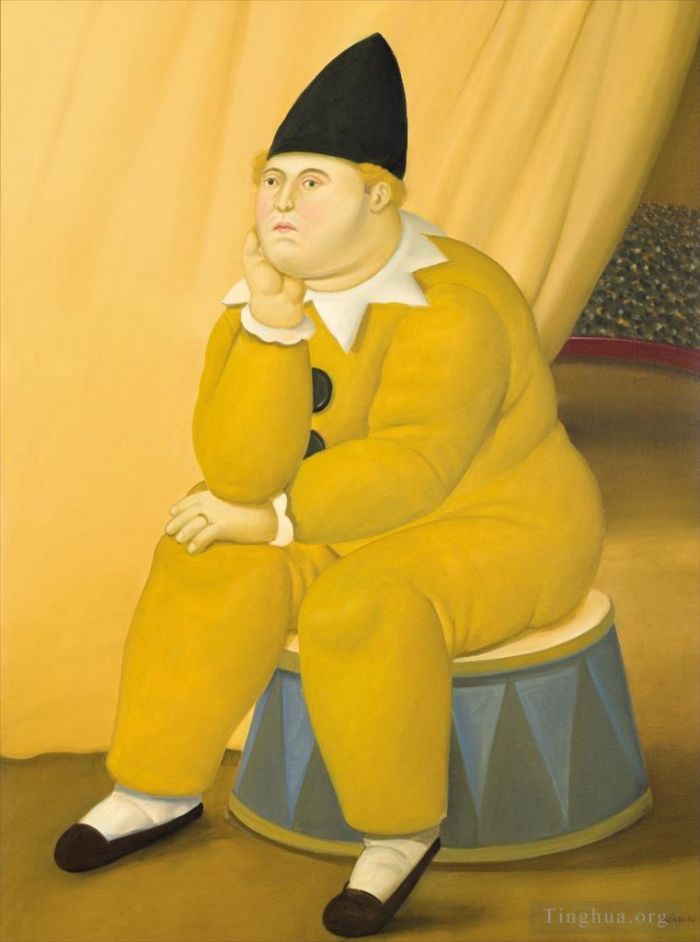 Fernando Botero Angulo Ölgemälde - Denker