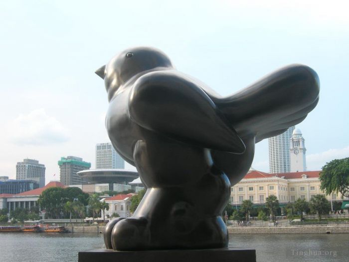 Fernando Botero Angulo Bildhauerei - Vogel 2