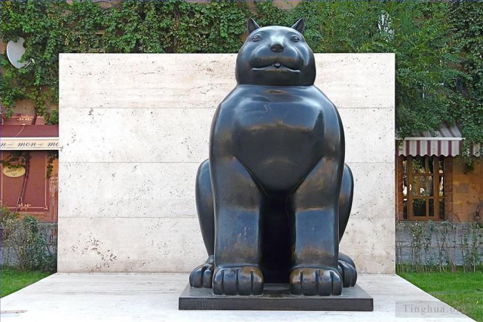 Fernando Botero Angulo Bildhauerei - Katze