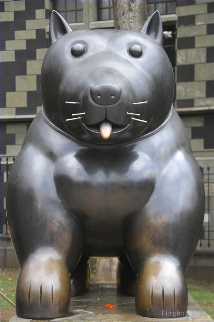 Fernando Botero Angulo Bildhauerei - Hund