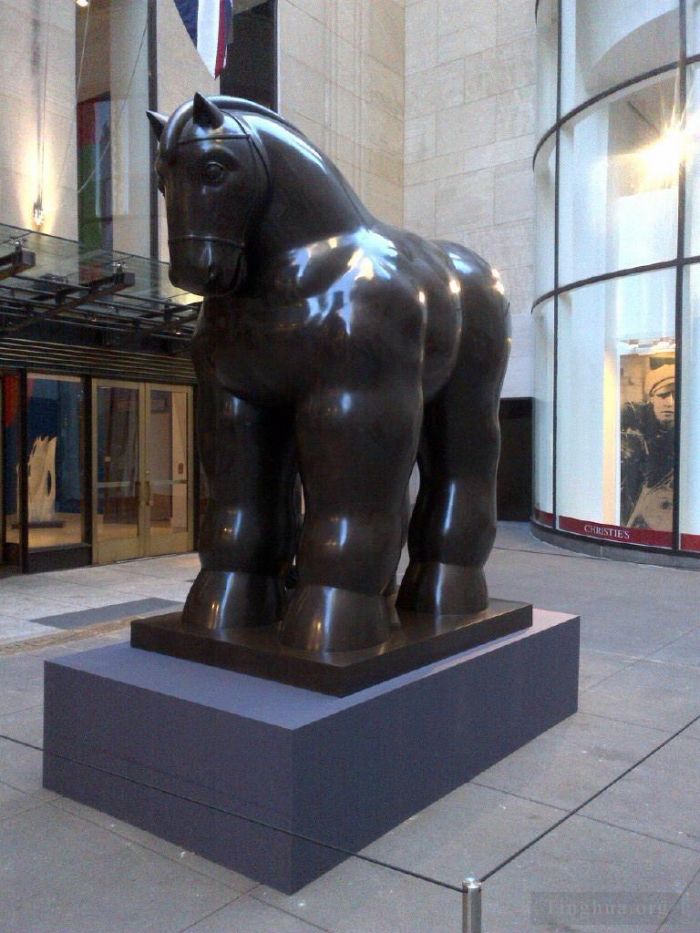 Fernando Botero Angulo Bildhauerei - Pferd 3