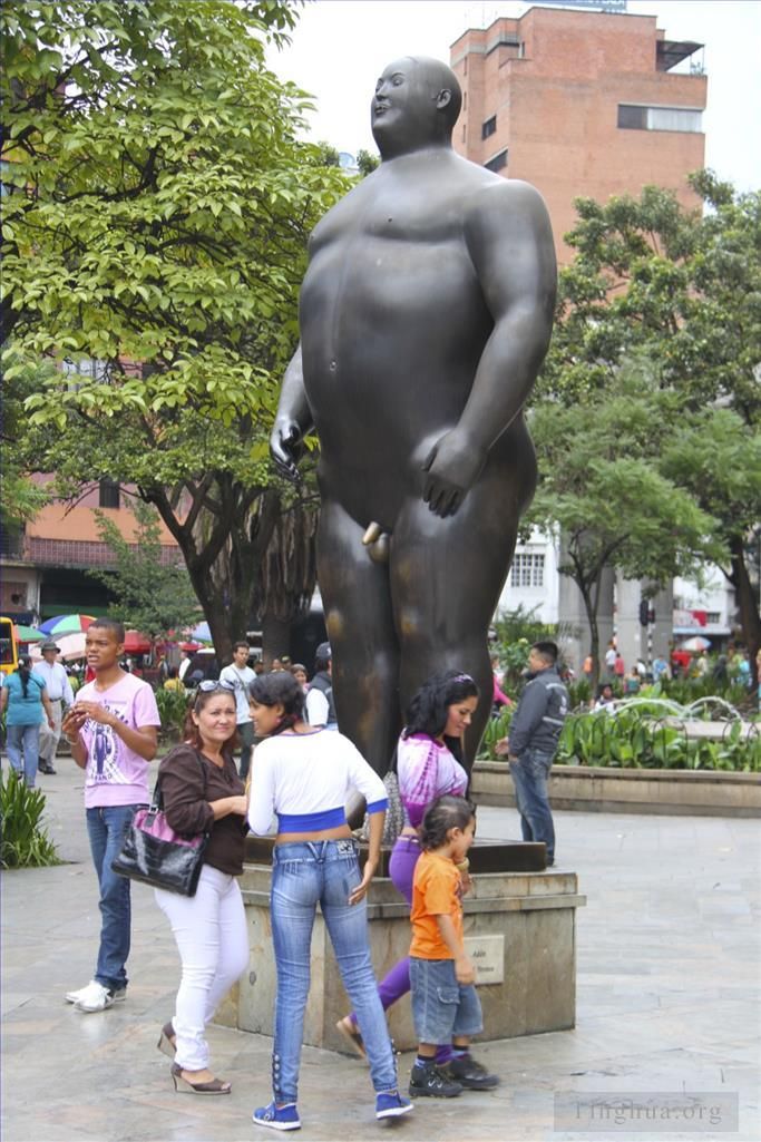 Fernando Botero Angulo Bildhauerei - Mann