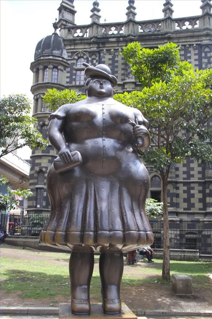 Fernando Botero Angulo Bildhauerei - Frau