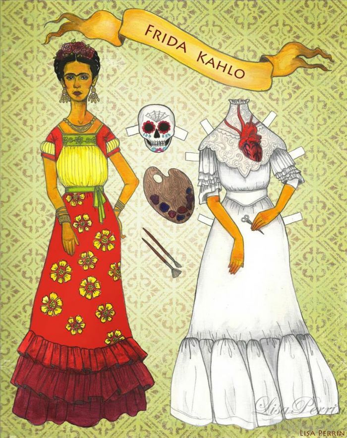 Frida Kahlo Ölgemälde - FK-Design