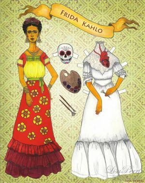 zeitgenössische kunst von Frida Kahlo - FK-Design