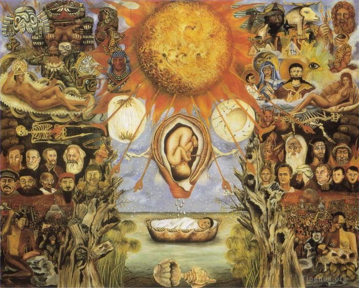 Frida Kahlo Ölgemälde - Moses