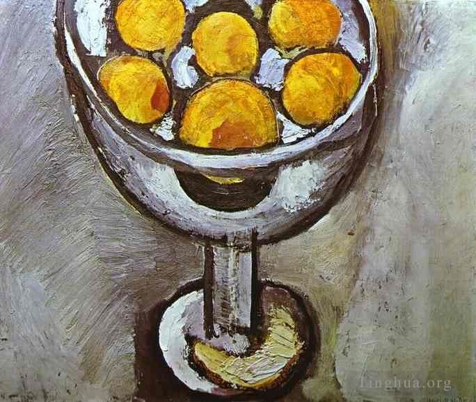 Henri Matisse Ölgemälde - Eine Vase mit Orangen