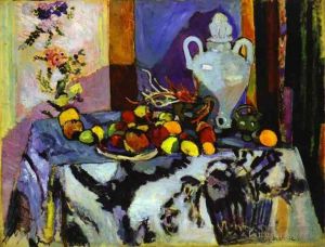 zeitgenössische kunst von Henri Matisse - Blaues Stillleben 1907