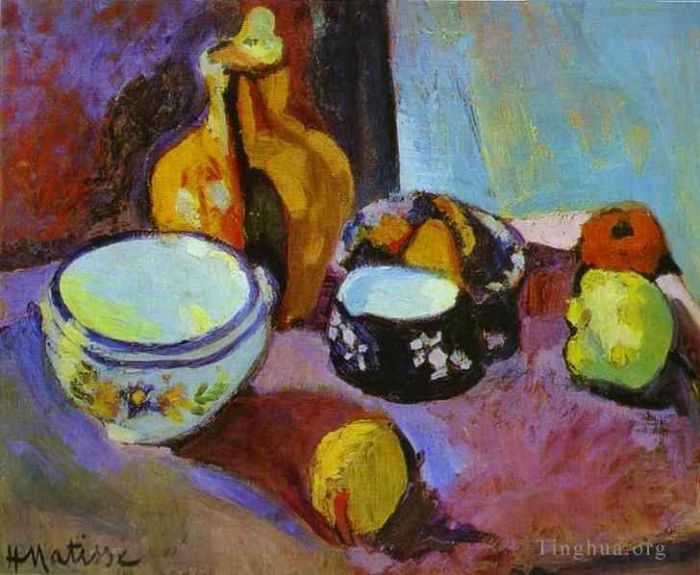 Henri Matisse Ölgemälde - Gerichte und Obst