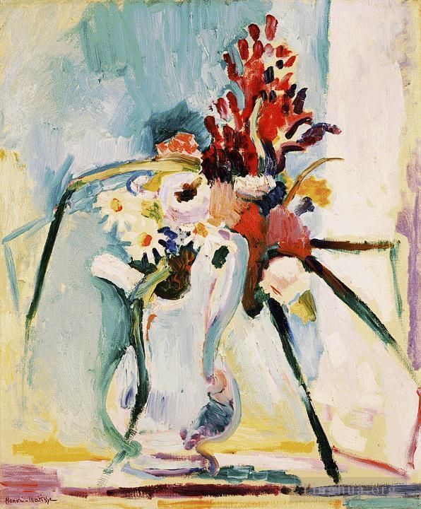 Henri Matisse Ölgemälde - Blumen in einem Krug