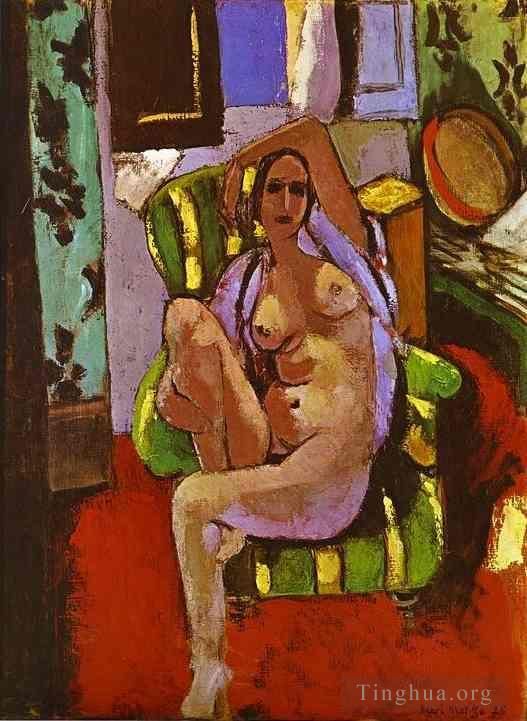 Henri Matisse Ölgemälde - Akt im Sessel sitzend