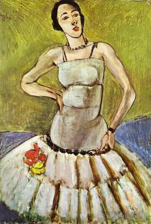 zeitgenössische kunst von Henri Matisse - Die Balletttänzerin Harmonie in Grau 1927