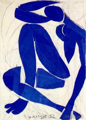 Zeitgenössische Malerei - Blue Nude IV Nu bleu IV Frühling