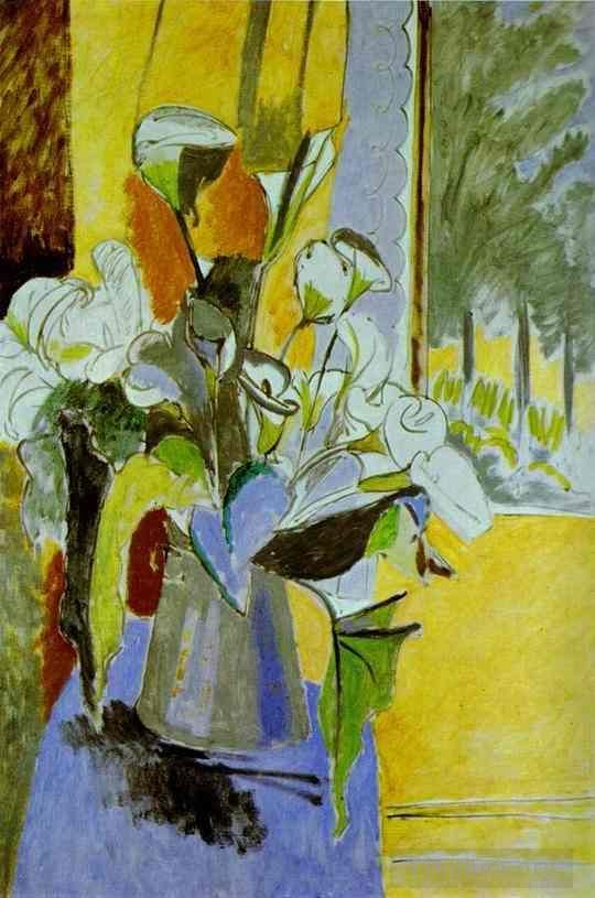 Henri Matisse Andere Malerei - Blumenstrauß auf der Veranda 191213