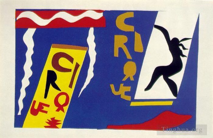 Henri Matisse Andere Malerei - Circus Le Cirque Platte II von Jazz