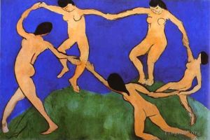zeitgenössische kunst von Henri Matisse - La Danse erste Version